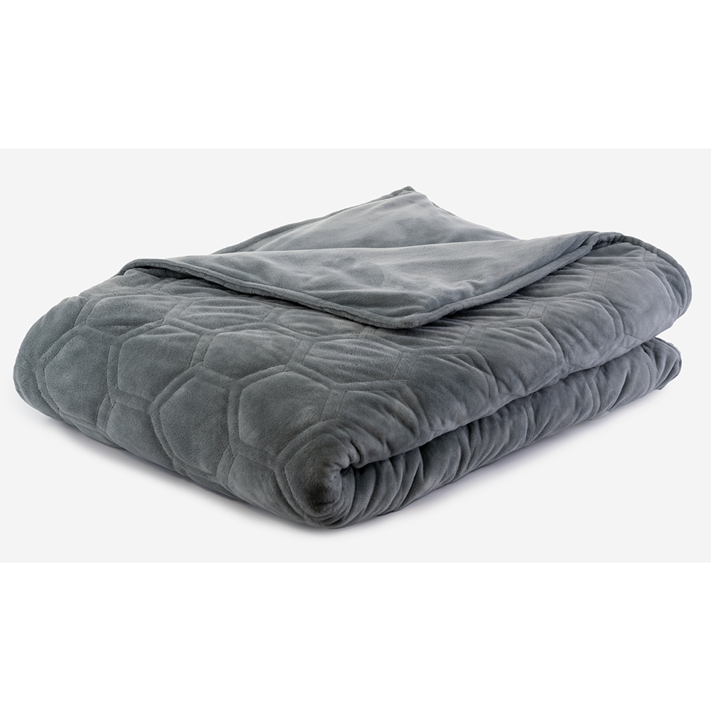 Calming Comfort Duvet Cover for Weighted Blankets Grey Mist 41 x 60
